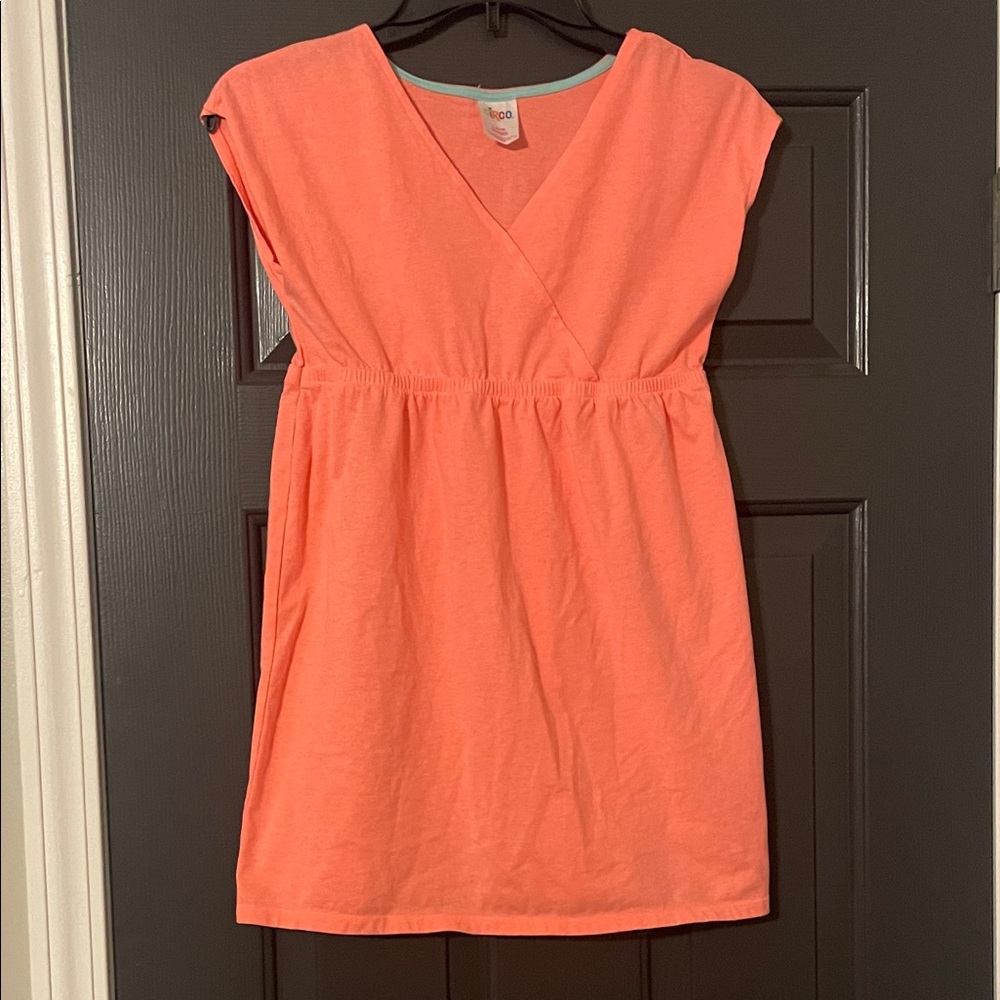 Coral Kids Dress Swim cover up